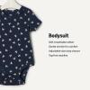 imageAmazon Essentials x Sofia Grainge Unisex Babies Short Sleeve Crewneck BodysuitBunniesLight BlueStripe