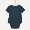imageAmazon Essentials x Sofia Grainge Unisex Babies Short Sleeve Crewneck BodysuitDark NavyIvoryLight Blue