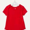 imageAmazon Essentials x Sofia Grainge Unisex Babies Short Sleeve Crewneck BodysuitIvoryRedApple Hearts