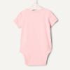 imageAmazon Essentials x Sofia Grainge Unisex Babies Side Snap Short Sleeve BodysuitDelicate FloralIvoryPink