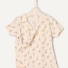 imageAmazon Essentials x Sofia Grainge Unisex Babies Side Snap Short Sleeve BodysuitIvoryLamb FacesRabbits