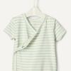 imageAmazon Essentials x Sofia Grainge Unisex Babies Side Snap Short Sleeve BodysuitRabbitsRound TreesStripe