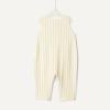 imageAmazon Essentials x Sofia Grainge Unisex Babies Sleeveless Lightweight French Terry RomperGolden Yellow Uneven Stripe