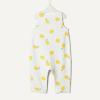imageAmazon Essentials x Sofia Grainge Unisex Babies Sleeveless Lightweight French Terry RomperIvory Big Lemon
