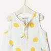 imageAmazon Essentials x Sofia Grainge Unisex Babies Sleeveless Lightweight French Terry RomperIvory Big Lemon