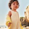 imageAmazon Essentials x Sofia Grainge Unisex Babies Sleeveless Lightweight French Terry RomperLight Blue