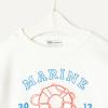 imageAmazon Essentials x Sofia Grainge Unisex Babies Toddlers and Kids Sweatshirt and Shorts French Terry Play SetIvory Marine Club