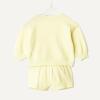 imageAmazon Essentials x Sofia Grainge Unisex Babies Toddlers and Kids Sweatshirt and Shorts French Terry Play SetLight Yellow