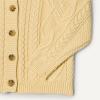 imageAmazon Essentials x Sofia Grainge Unisex Toddlers and Babies Cable Knit Fisherman Cardigan SweaterButter Yellow