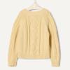 imageAmazon Essentials x Sofia Grainge Unisex Toddlers and Babies Cable Knit Fisherman Cardigan SweaterButter Yellow
