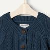 imageAmazon Essentials x Sofia Grainge Unisex Toddlers and Babies Cable Knit Fisherman Cardigan SweaterDark Navy