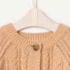 imageAmazon Essentials x Sofia Grainge Unisex Toddlers and Babies Cable Knit Fisherman Cardigan SweaterLight Camel