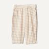 imageAmazon Essentials x Sofia Grainge Unisex Toddlers and Babies Cotton Gauze Adjustable PantsBeige Gingham