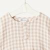 imageAmazon Essentials x Sofia Grainge Unisex Toddlers and Babies Cotton Gauze Shirt amp Shorts Play SetBeige Gingham
