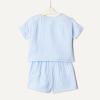 imageAmazon Essentials x Sofia Grainge Unisex Toddlers and Babies Cotton Gauze Shirt amp Shorts Play SetLight Blue