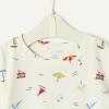 imageAmazon Essentials x Sofia Grainge Unisex Toddlers and Babies Cotton Knit Short Sleeve Shirt amp Pants SetIvory Beach