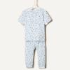 imageAmazon Essentials x Sofia Grainge Unisex Toddlers and Babies Cotton Knit Short Sleeve Shirt amp Pants SetLight Blue Lambs