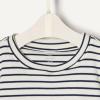 imageAmazon Essentials x Sofia Grainge Unisex Toddlers and Babies Cotton Knit Short Sleeve Shirt amp Pants SetNavy Tapered Stripe