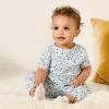 imageAmazon Essentials x Sofia Grainge Unisex Toddlers and Babies Cotton Knit Short Sleeve Shirt amp Pants SetWarm Yellow Ivory Uneven Stripe