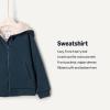 imageAmazon Essentials x Sofia Grainge Unisex Toddlers and Babies French Terry Zip Hoodie SweatshirtDark Navy