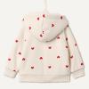 imageAmazon Essentials x Sofia Grainge Unisex Toddlers and Babies French Terry Zip Hoodie SweatshirtIvory Red Hearts