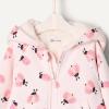 imageAmazon Essentials x Sofia Grainge Unisex Toddlers and Babies French Terry Zip Hoodie SweatshirtPale Pink Small Ladybugs