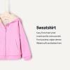 imageAmazon Essentials x Sofia Grainge Unisex Toddlers and Babies French Terry Zip Hoodie SweatshirtPink