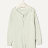 imageAmazon Essentials x Sofia Grainge Unisex Toddlers and Babies SnugFit Cotton Footed PajamasIvoryPale Green
