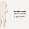 imageAmazon Essentials x Sofia Grainge Unisex Toddlers and Babies SnugFit Cotton Footed PajamasLittle BunniesSheep