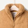 imageAmazon Essentials x Sofia Grainge Unisex Toddlers and Babies Teddy Puffer Jacket Winter Coat Fleece LinedCamel