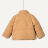 imageAmazon Essentials x Sofia Grainge Unisex Toddlers and Babies Teddy Puffer Jacket Winter Coat Fleece LinedCamel