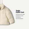 imageAmazon Essentials x Sofia Grainge Unisex Toddlers and Babies Teddy Puffer Jacket Winter Coat Fleece LinedIvory