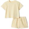 imageAmazon Essentials x Sofia Grainge Babies Toddlers and Boys TShirt and Short Play Set MultipacksLight Tan