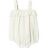 imageAmazon Essentials x Sofia Grainge Baby Girls Cotton Gauze Sleeveless RomperIvory