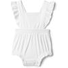 imageAmazon Essentials x Sofia Grainge Baby Girls Cotton Sleeveless Romper with RufflesWhite