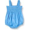 imageAmazon Essentials x Sofia Grainge Baby Girls Woven Sleeveless Ruffle RomperBlue