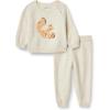 imageAmazon Essentials x Sofia Grainge Toddler and Baby Boys CottonNylon Sweater SetOatmeal Heather Squirrel