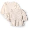 imageAmazon Essentials x Sofia Grainge Toddler and Baby Girls 34 Sleeve Knit TopIvorySketch Floral