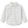 imageAmazon Essentials x Sofia Grainge Toddlers and Baby Boys Button Down Plaid Flannel ShirtIvory Light Blue Simple Plaid