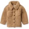 imageAmazon Essentials x Sofia Grainge Toddlers and Baby Boys Sherpa Fleece Overshirt JacketCamel