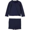 imageAmazon Essentials x Sofia Grainge Toddlers and Baby Boys TwoPiece Long Sleeve Rashguard and Shorts SetNavy