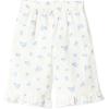 imageAmazon Essentials x Sofia Grainge Toddlers and Baby Girls Cotton Linen Wide Leg Pullon Pant with RufflesIvory Blue Floral