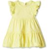 imageAmazon Essentials x Sofia Grainge Toddlers and Baby Girls Woven Cotton Sateen Fit amp Flare Casual DressLight Yellow
