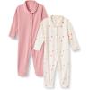imageAmazon Essentials x Sofia Grainge Unisex Babies Cotton Footless Sleepsuit Pack of 2BlushMulti Hearts