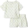 imageAmazon Essentials x Sofia Grainge Unisex Toddlers and Babies Cotton Gauze Shirt amp Shorts Play SetIvory Lemon