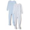 imageAmazon Essentials x Sofia Grainge Unisex Toddlers and Babies SnugFit Cotton Footed PajamasLight BluePolar Bear