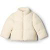 imageAmazon Essentials x Sofia Grainge Unisex Toddlers and Babies Teddy Puffer Jacket Winter Coat Fleece LinedIvory