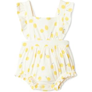 imageAmazon Essentials x Sofia Grainge Baby Girls Cotton Sleeveless Romper with RufflesIvory Lemon