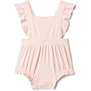 imageAmazon Essentials x Sofia Grainge Baby Girls Cotton Sleeveless Romper with RufflesLight Pink