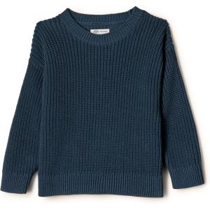 imageAmazon Essentials x Sofia Grainge Toddler and Baby Boys Cotton Pullover SweaterDark Navy